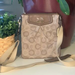 Coach Rowan File Bag - Camel Coach Pattern